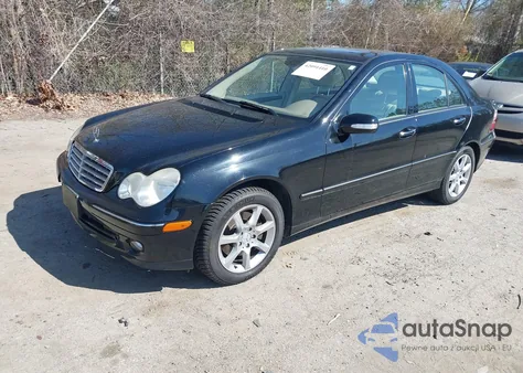 2007 Mercedes-Benz C 280 Luxury из США, поврежденный, VIN WDBRF54H07A924928